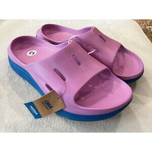 Hoka Ora Recovery 3 Slide Sandals Cyclamen Coastal Sky Purple Size 13 Mens NEW